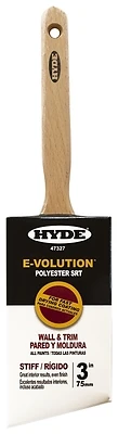 3 Inch Stiff Blend Polyester Paint Brush With Dripless Design