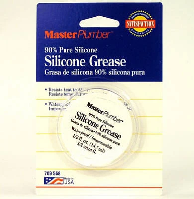 Faucet Silicone Lubricant Grease, 1/2-oz.