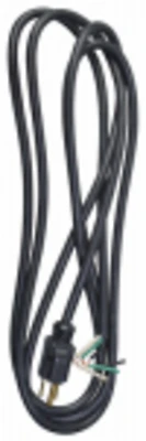 Power Cord, 16/3 SJTW, Black, 8-Ft.