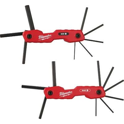 17-piece Sae/metric Folding Hex Key Set (2-pack) - Model 48-22-2183