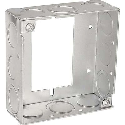 Welded 4 In. X 4 In. Square Extension Ring For Electrical Junction Boxes
