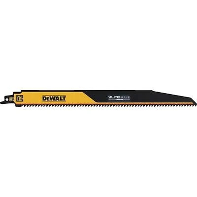 Elite Carbide Tip Reciprocating Saw Blade, Demolition, 6-TPI, 12 In.
