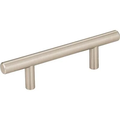 Kasaware Satin Nickel Cabinet Bar Pulls 5-3/8 In. (2-pack) With Beveled Ends