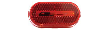 Trailer Marking Light, Red, 4-1/8 x 2-In.
