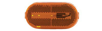 Incandescent Marker Light, Amber, 4-1/8 x 2-In.