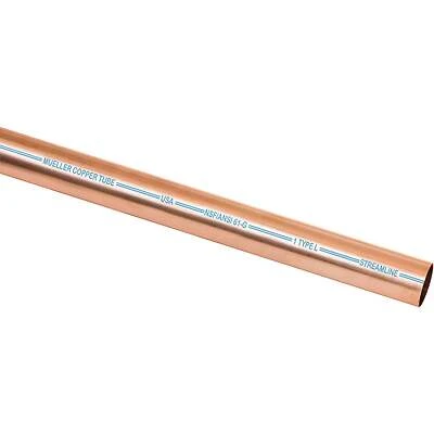 1 Inch Id X 10 Feet Type L Heavy Wall Copper Pipe