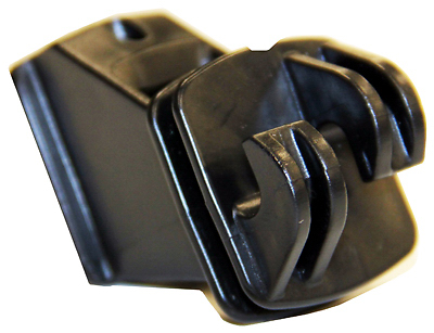 Electric Fence Insulator, Nail-On, Black, 25-Pack