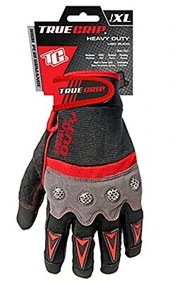 Heavy-Duty Work Gloves, Touchscreen Compatible, Knuckle Protection, XL