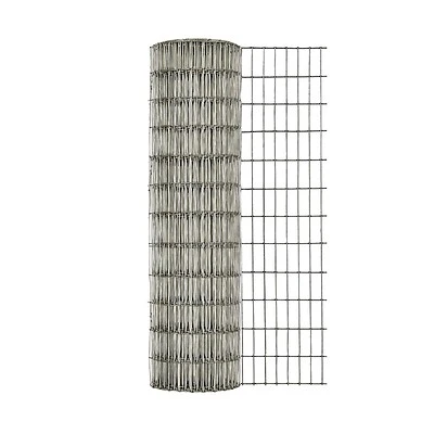 Galvanized Welded Wire Fence, 2 x 1-In. Mesh, 24-In. x 25-Ft.