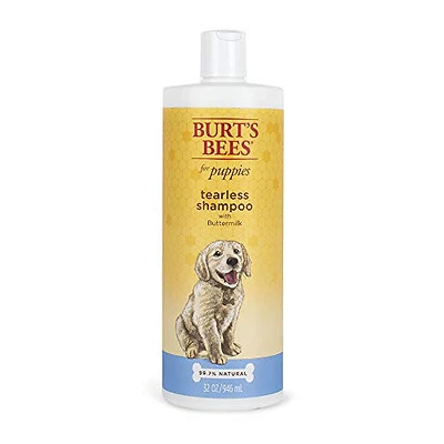 Natural Tearless Puppy Shampoo With Buttermilk For Dogs - 16 Fl Oz