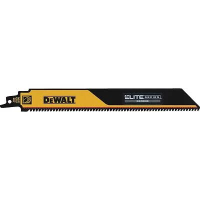 Elite Carbide Tip Reciprocating Saw Blade, Metal Cutting, 8-TPI, 9 In.