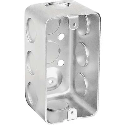 2-1/8 In. X 4 In. X 2-1/8 In. 10-knockout Handy Box For Electrical Applications
