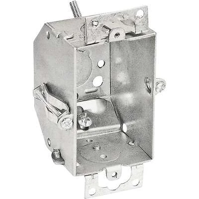 1-gang Steel Welded Beveled Wall Box - Ul Listed, 12.5 Cu. In. Volume