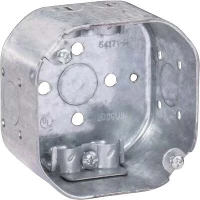 Southwire Old Work Octagon Box, 4 x 4 In., Steel Ceiling/Wall
