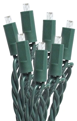 Santas Forest 27351 Led Micro Mini String Lights, Clear White, 50 Pieces