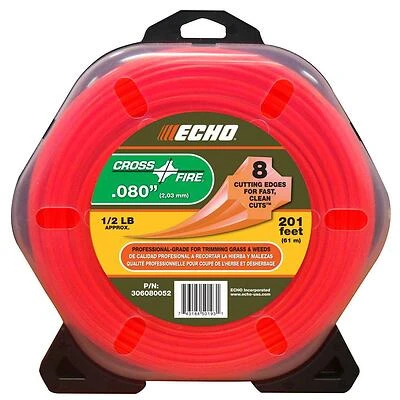 Echo 306080052 Cross-Fire Trimmer Line, .080 In., 201 Ft.