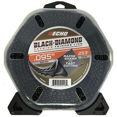 Echo 330095071 Black Diamond Trimmer Line, .095", 253 Ft.