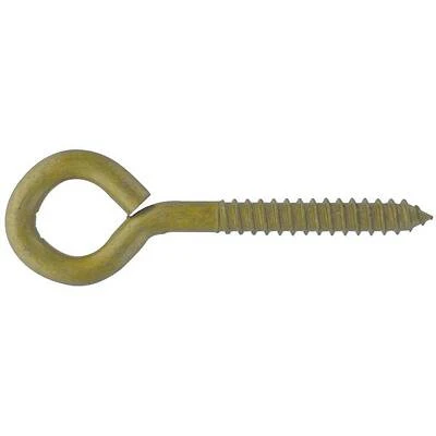 Gold 7/16" X 5.25" Forged Eye Lag Bolt - Durable And Versatile Fastening Solution
