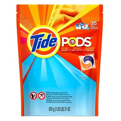 "Tide Pods, Laundry Detergent, Ocean Mist, 35/pack"