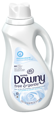 Free & Sensitive Liquid Fabric Softener, 51 Ounces, Gentle On Skin