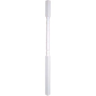 5 In. X 5 In. X 96 In. Colonial Polyethylene Porch Post - Load Bearing