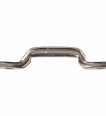 1.25" Nickel Plated Strap Loop - Heavy Duty Hardware For Secure Fastening