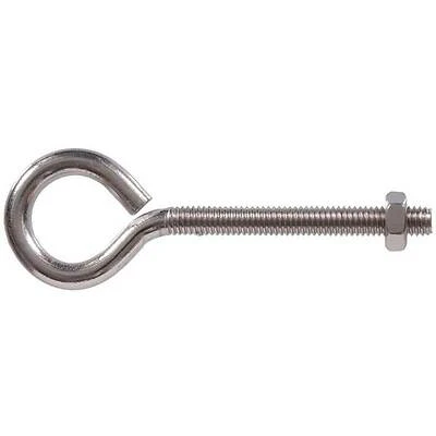 3/16" Stainless Steel Eye Bolt With Hex Nut - Durable And Versatile Fastening Solution