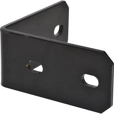 Black 6.2" X 3" X 1/8" Forged Heavy Duty Corner Brace