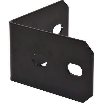 Black 4.9" X 3" X 1/8" Forged Heavy Duty Corner Brace