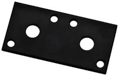 3" X 1.3" X 1/8" Black Heavy Duty Mending Plate - 1 Piece