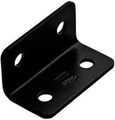 2.4" X 3" X 1/8" Black Heavy Duty Corner Brace - 1 Piece