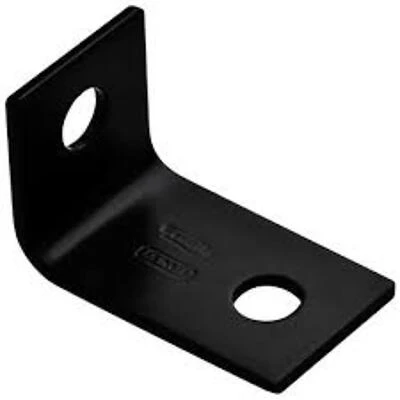 2.5" X 1.6" X 1.5" X 1/8" Black Heavy Duty Offset Corner Brace