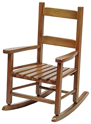 Kn-14n Child's Rocking Chair, Hardwood, Natural Finish, 14-3/4 In Oaw