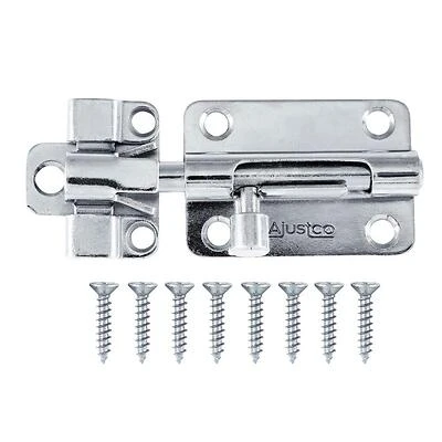 3 Inch Zinc-plated Self-adjustable Barrel Bolt Lock By Ajustlock - Model 205