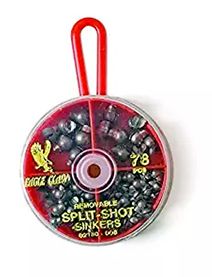 78-Pc. Removable Split-Shot Sinkers