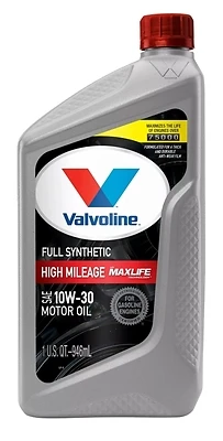 Full Synthetic High-mileage Motor Oil 10w-30 1 Quart With Maxlife Technology