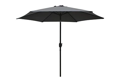 59655 Tilt/crank Market Umbrella, 94.4 In H, 106.3 In W & L Canopy