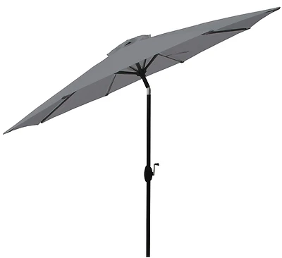 59601 9 Ft Aluminum Market Umbrella With Vented Canopy