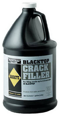 Asphalt Black Top Crack Filler, 1-gallon For Durable Repairs