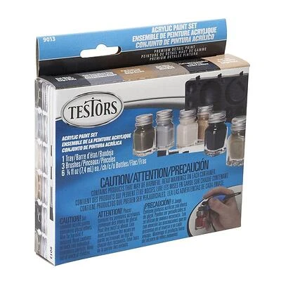 0.25 oz. 6-Color Flat Camo Acrylic Paint Set (4-Pack)