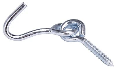 Steel Hammock Hooks 5/16 X 3-7/8 Inch For Indoor And Outdoor Use