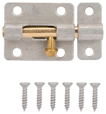 Prosource 20470MGS-PS Galvanized Steel Barrel Bolt, 2-1/2 In.