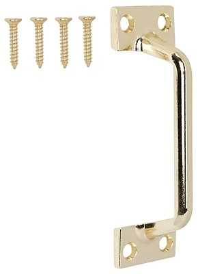 Sash Lift Zinc Diecast Polished Brass 3-7/8 In L X 1-3/16 In W