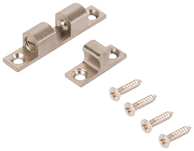 ProSource CB-01CSN-PS Double Ball Catch, Satin Nickel, 2 Inch