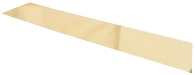 Kick Plate 8" X 34" Bright Brass For Door Protection