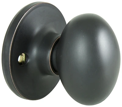 Dummy Door Knob Set, Tubular Design, Bronze Finish, Model Tylx740v-ps