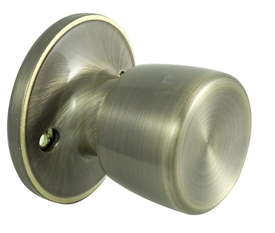 Ts840v-ps Antique Brass Dummy Door Knob For Bedroom And Bathroom