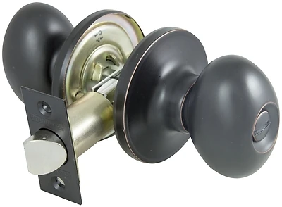 Privacy Tubular Door Knob Set - Model Tylx710v-ps - Bronze Finish