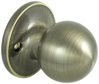 Antique Brass Dummy Door Knob T3 Model T3840v-ps For Bedroom And Bathroom
