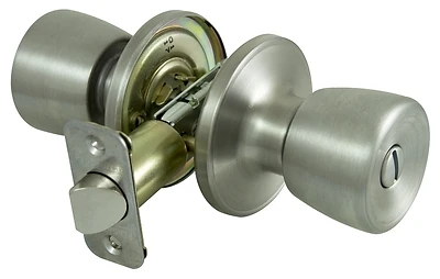 Tulip Style Privacy Door Knob Set - Stainless Steel Finish - Model Ts610bra4b